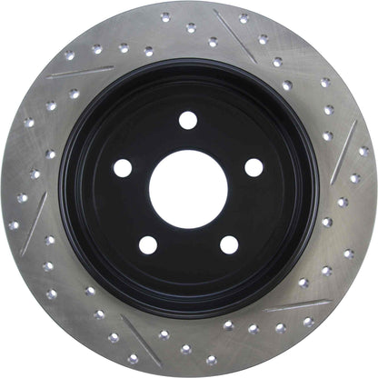StopTech Sport Cryo Drilled/Slotted Brake Rotor; Rear Right