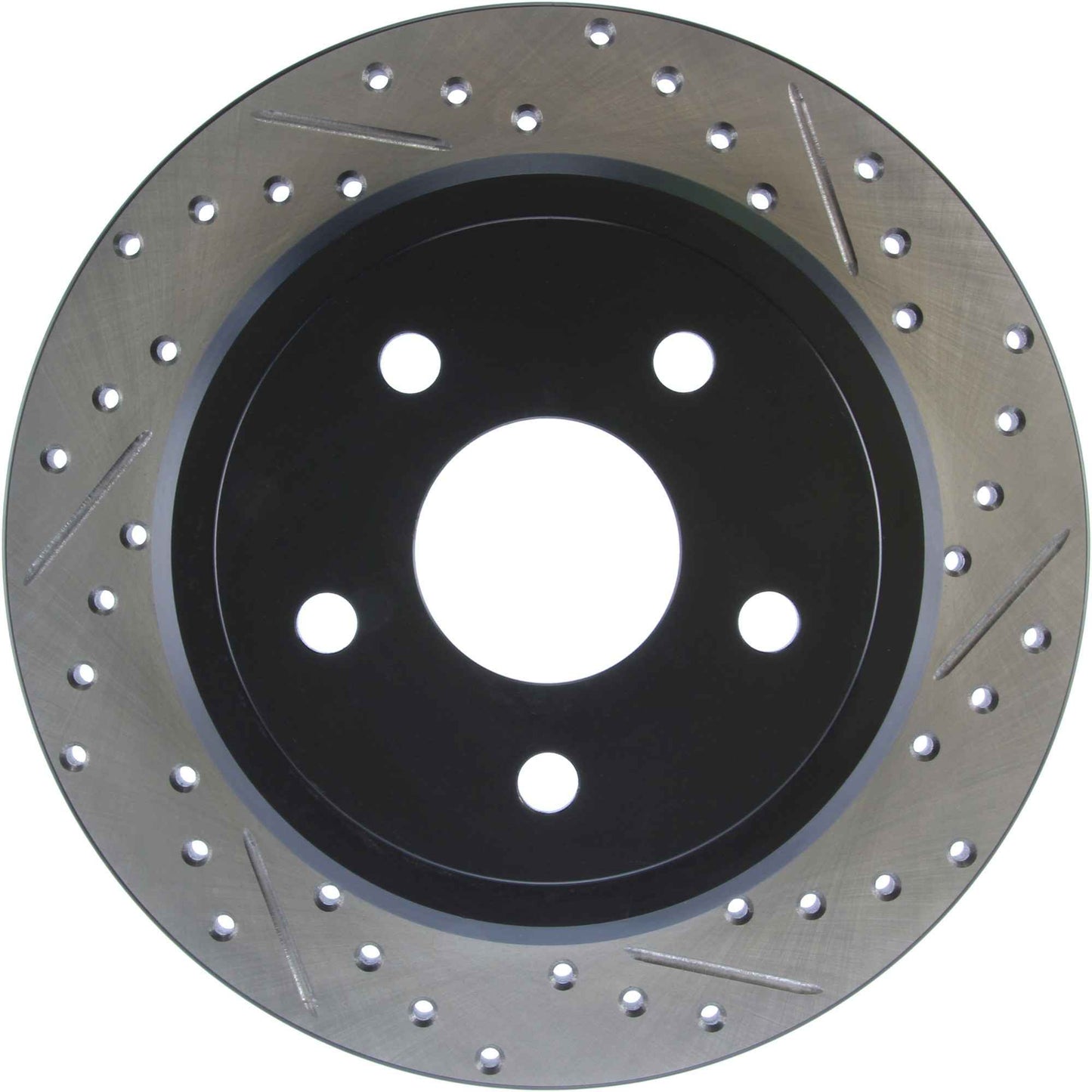 StopTech Sport Drilled/Slotted Brake Rotor; Rear Left