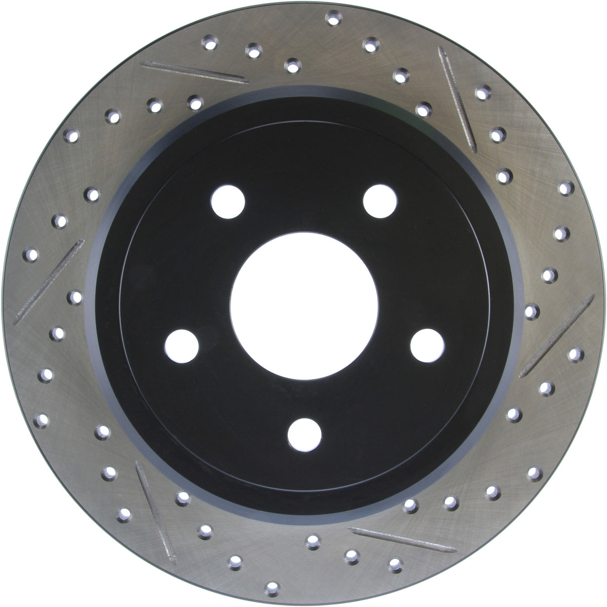 StopTech Sport Drilled/Slotted Brake Rotor; Rear Left