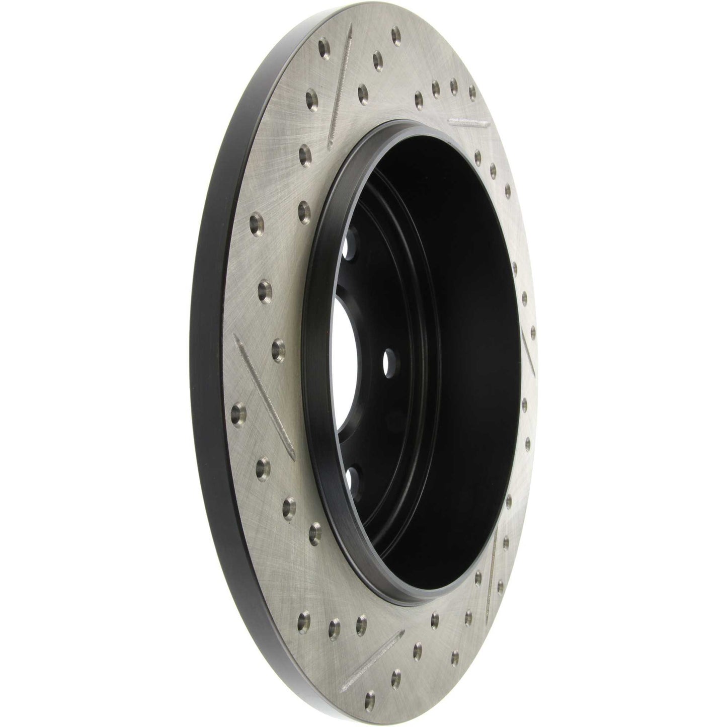 StopTech Sport Drilled/Slotted Brake Rotor; Rear Left