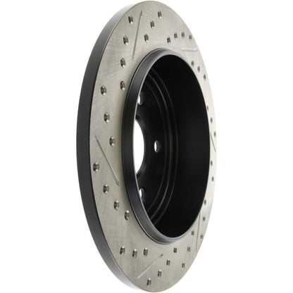 StopTech Sport Drilled/Slotted Brake Rotor; Rear Left