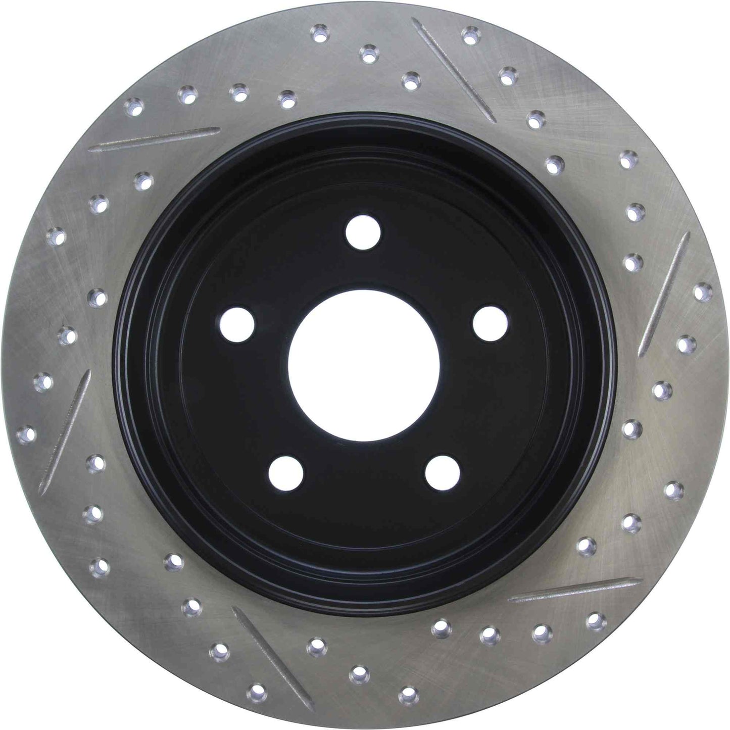 StopTech Sport Drilled/Slotted Brake Rotor; Rear Right