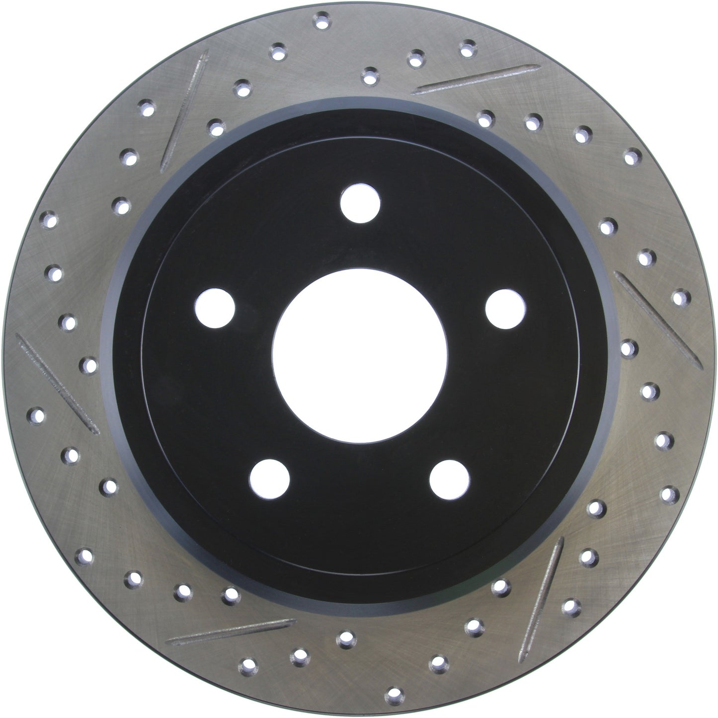 StopTech Sport Drilled/Slotted Brake Rotor; Rear Right