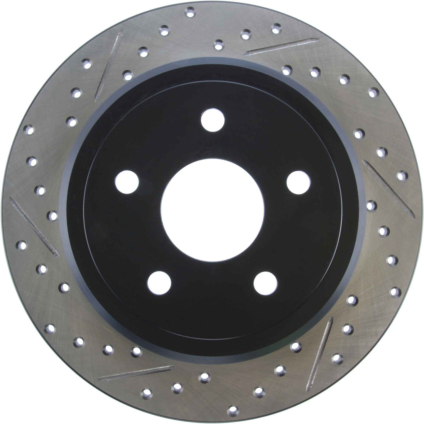 StopTech Sport Drilled/Slotted Brake Rotor; Rear Right