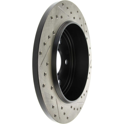 StopTech Sport Drilled/Slotted Brake Rotor; Rear Right