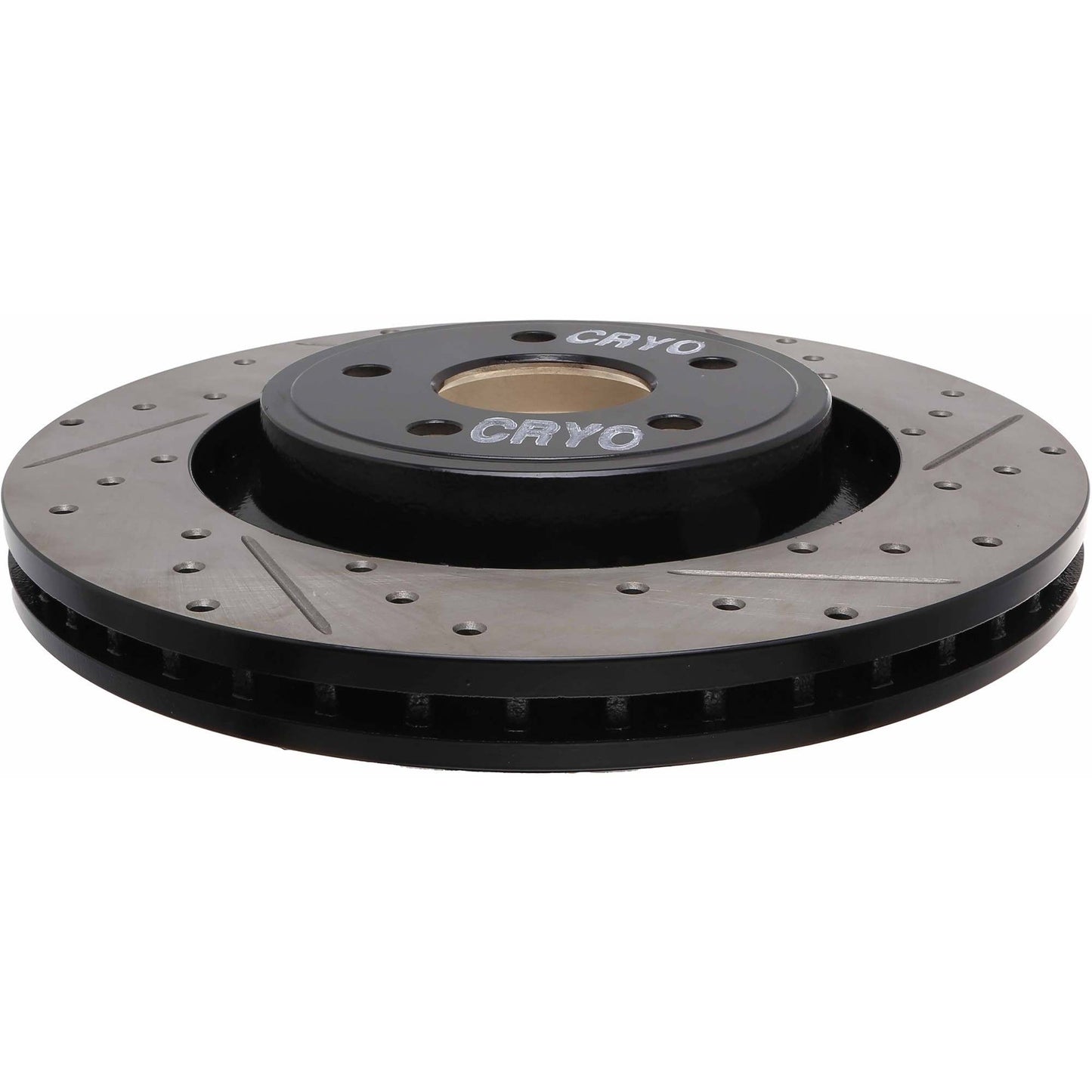 StopTech 06-10 Jeep Grand Cherokee SRT-8 Cryo Slotted & Drilled Front Left Rotor 127.58003CL