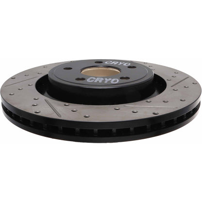 StopTech 06-10 Jeep Grand Cherokee SRT-8 Cryo Slotted & Drilled Front Left Rotor 127.58003CL