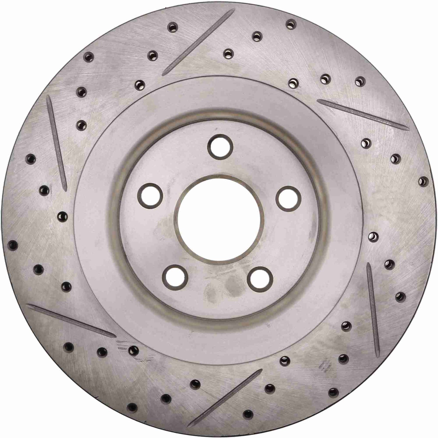 StopTech 06-10 Jeep Grand Cherokee SRT-8 Cryo Slotted & Drilled Front Left Rotor 127.58003CL