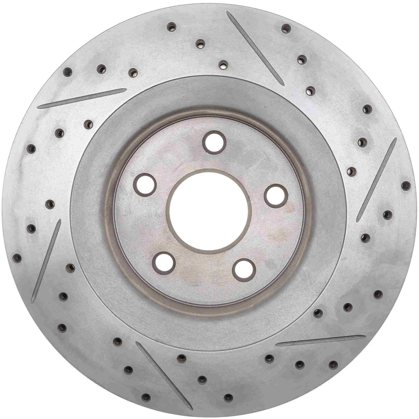 StopTech 06-10 Jeep Grand Cherokee SRT-8 Cryo Slotted & Drilled Front Right Rotor 127.58003CR