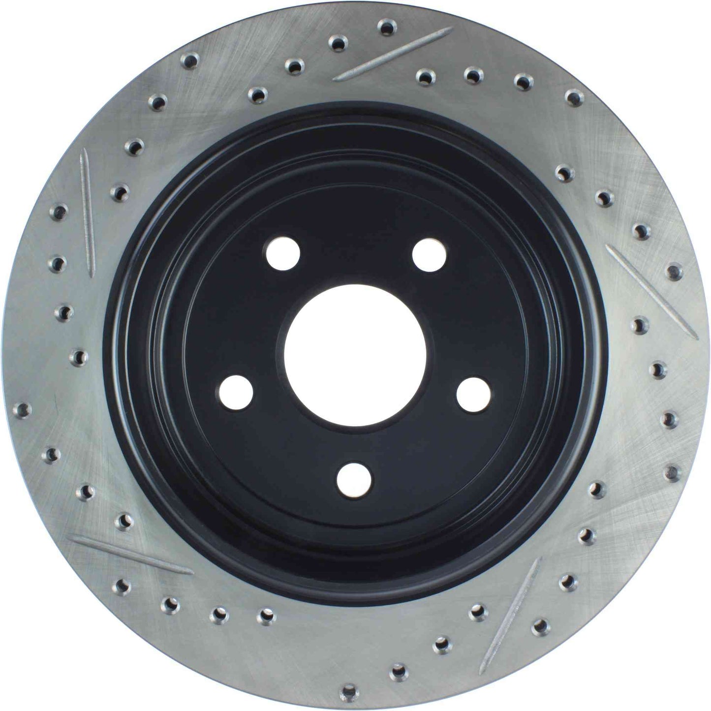 StopTech Sport Drilled/Slotted Brake Rotor; Rear Left