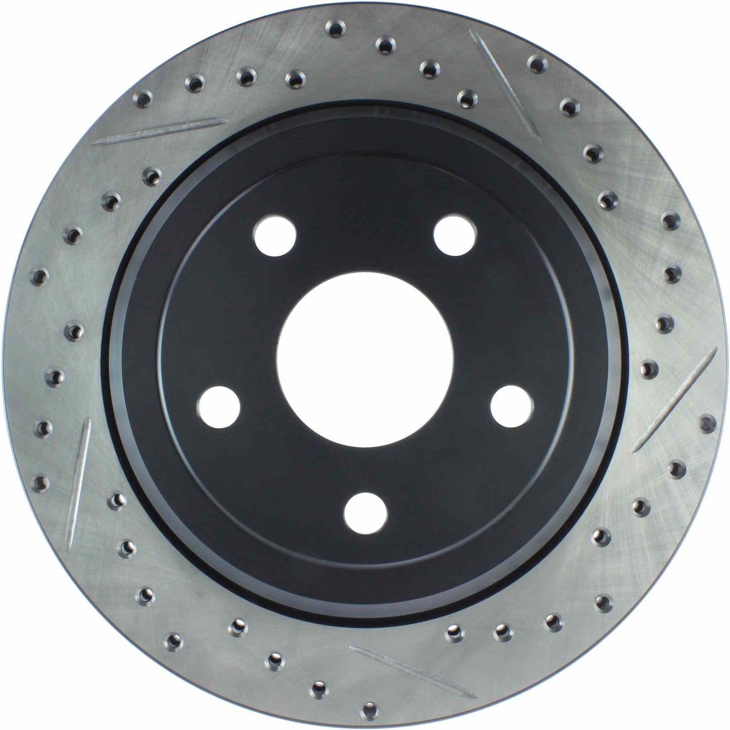 StopTech Sport Drilled/Slotted Brake Rotor; Rear Left
