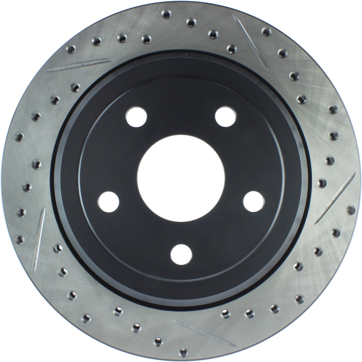 StopTech Sport Drilled/Slotted Brake Rotor; Rear Left