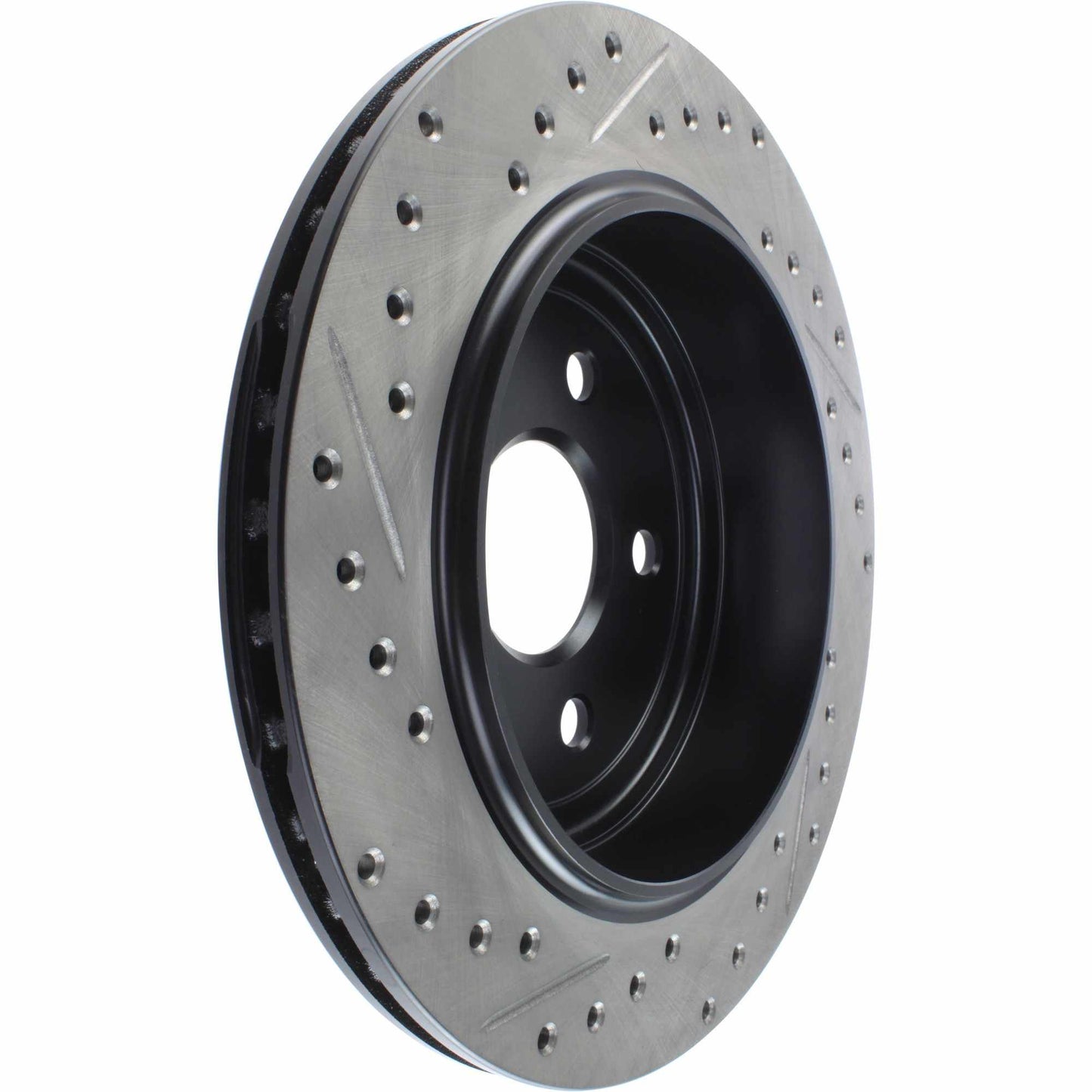 StopTech Sport Drilled/Slotted Brake Rotor; Rear Left