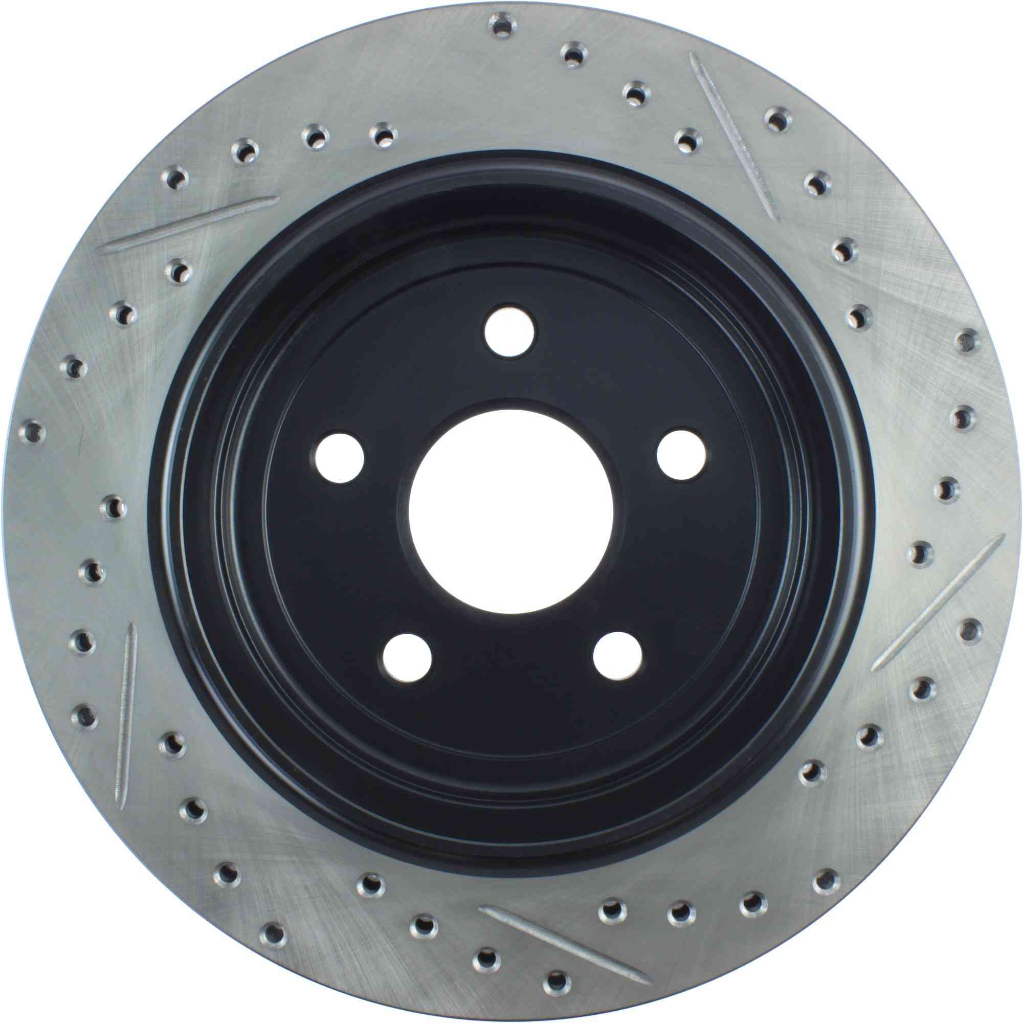 StopTech Sport Drilled/Slotted Brake Rotor; Rear Right