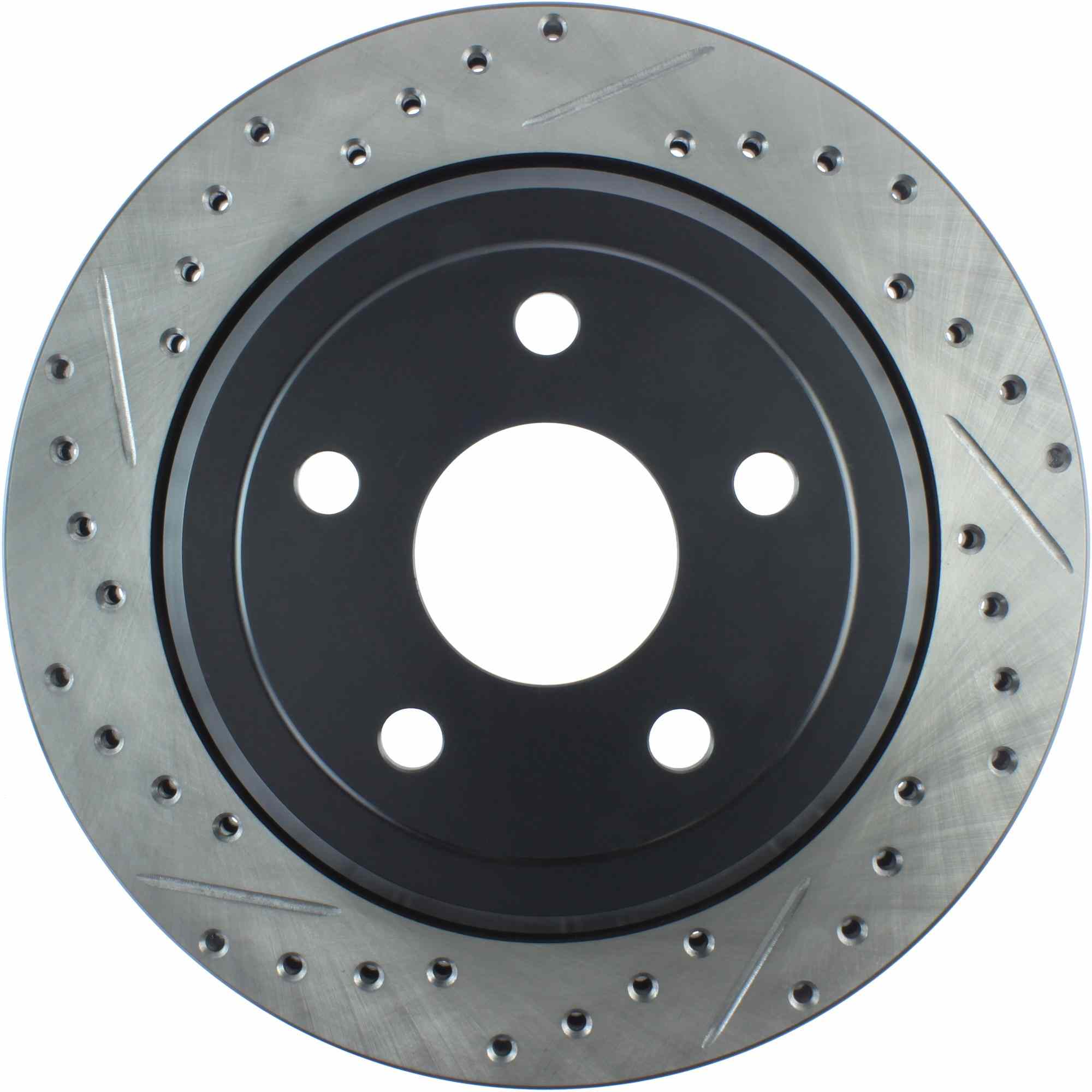 StopTech Sport Drilled/Slotted Brake Rotor; Rear Right