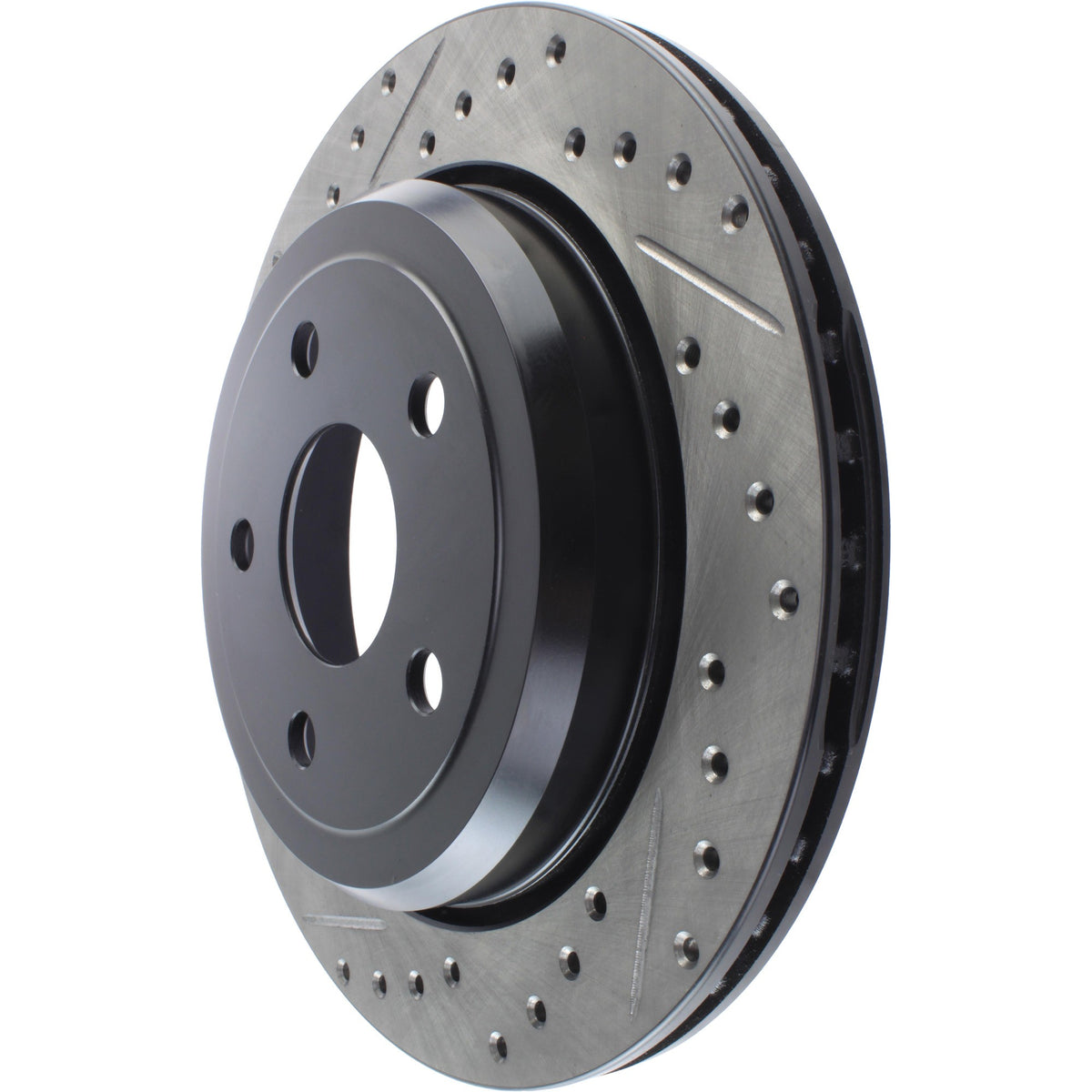 StopTech Sport Drilled/Slotted Brake Rotor; Rear Right