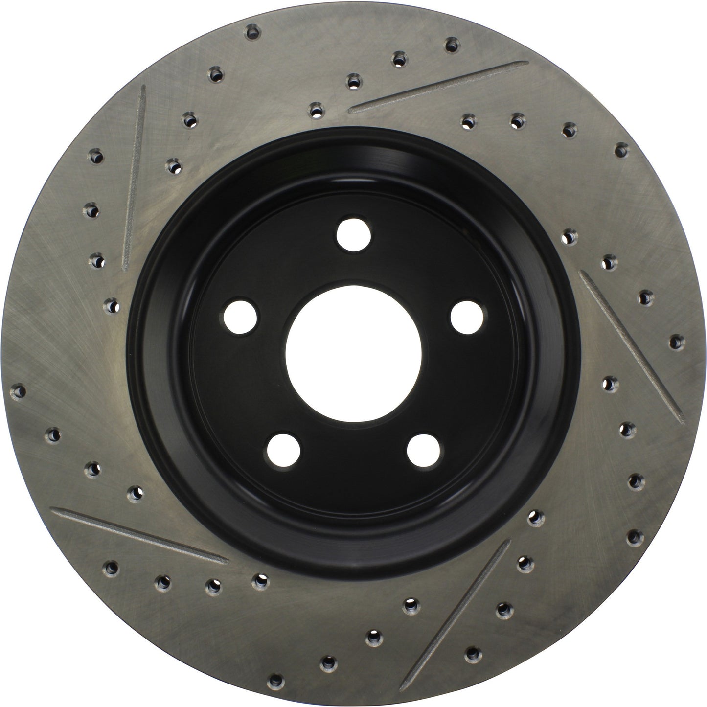 StopTech 11-12 Dodge Durango Sport Drilled & Slotted Front Passenger-Side Brake Rotor 127.58008R