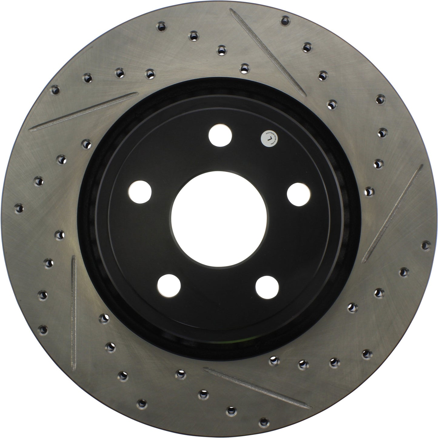StopTech 11-12 Dodge Durango Sport Drilled & Slotted Front Passenger-Side Brake Rotor 127.58008R