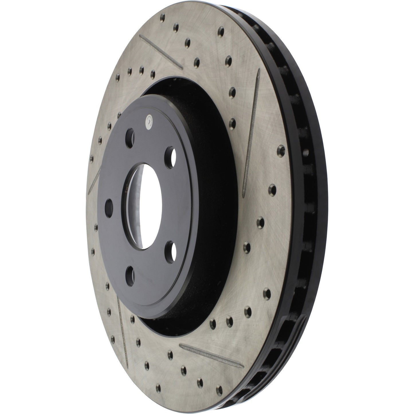 StopTech 11-12 Dodge Durango Sport Drilled & Slotted Front Passenger-Side Brake Rotor 127.58008R