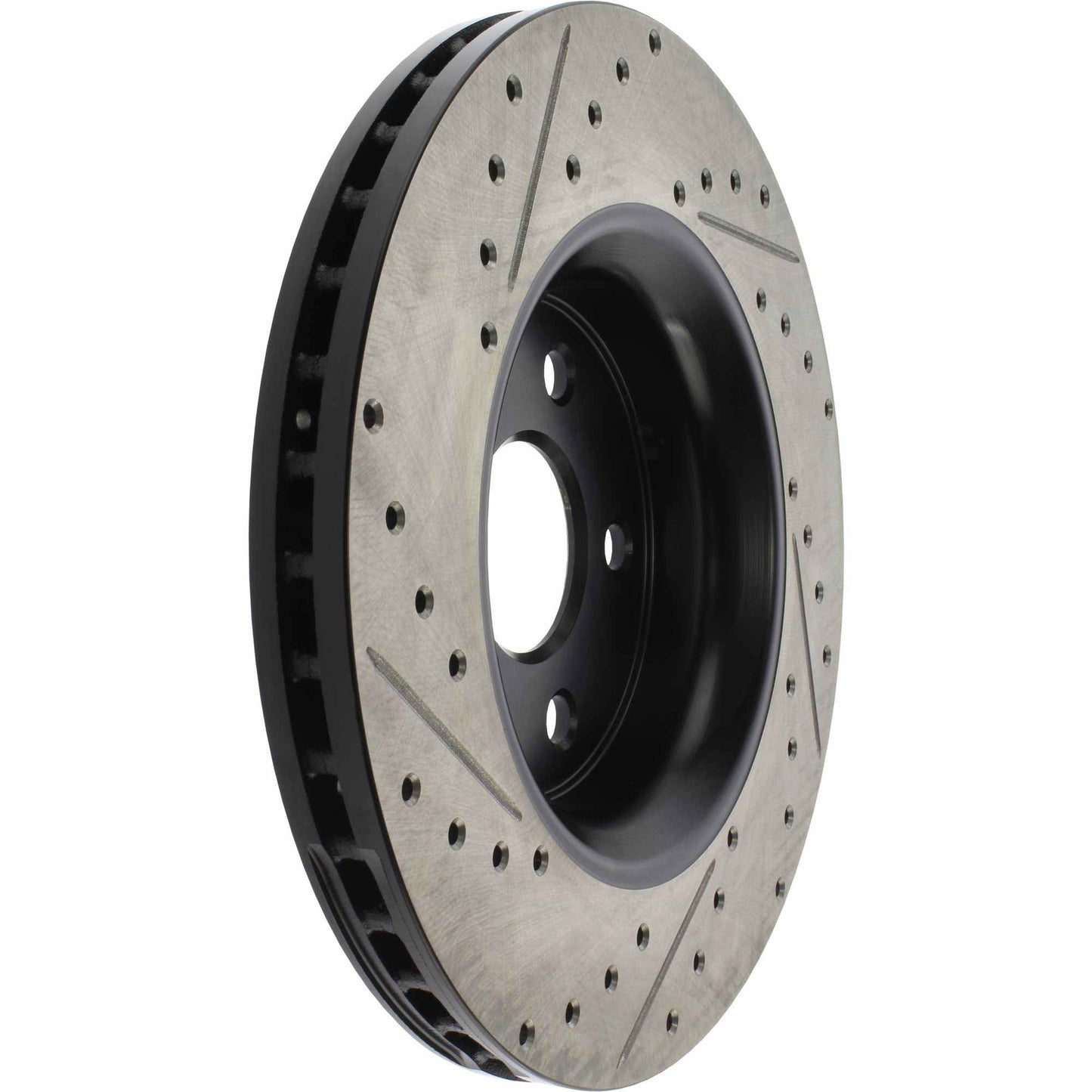 StopTech 11-12 Dodge Durango Sport Drilled & Slotted Front Passenger-Side Brake Rotor 127.58008R
