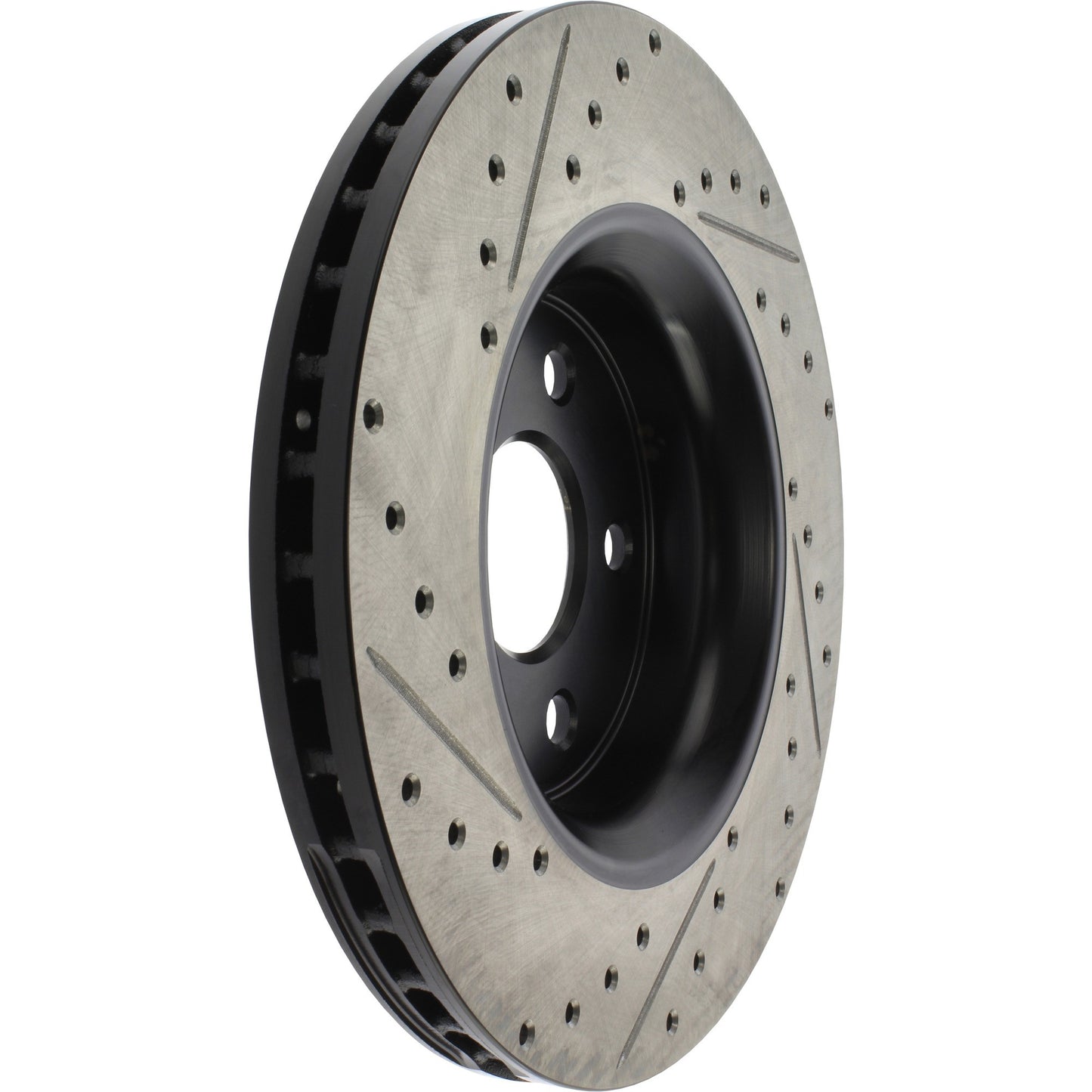 StopTech 11-12 Dodge Durango Sport Drilled & Slotted Front Passenger-Side Brake Rotor 127.58008R