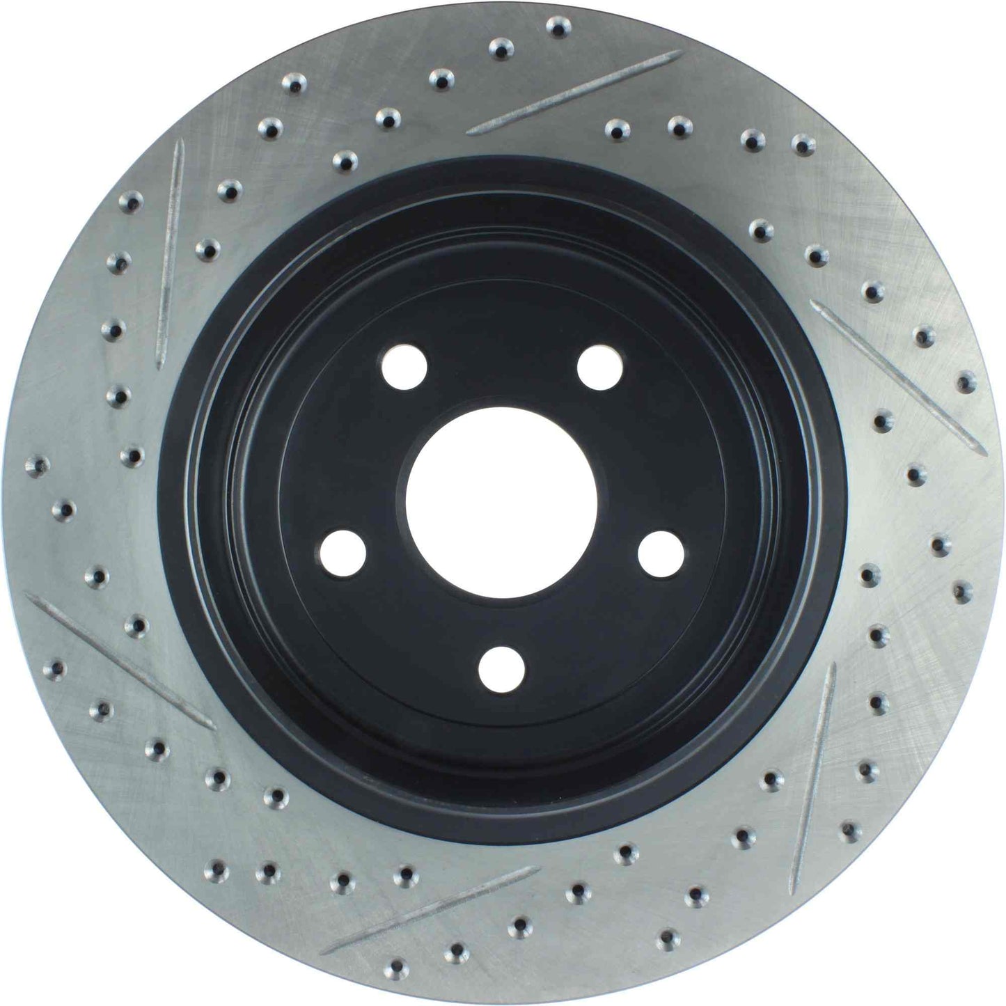 StopTech Sport Drilled/Slotted Brake Rotor; Rear Left