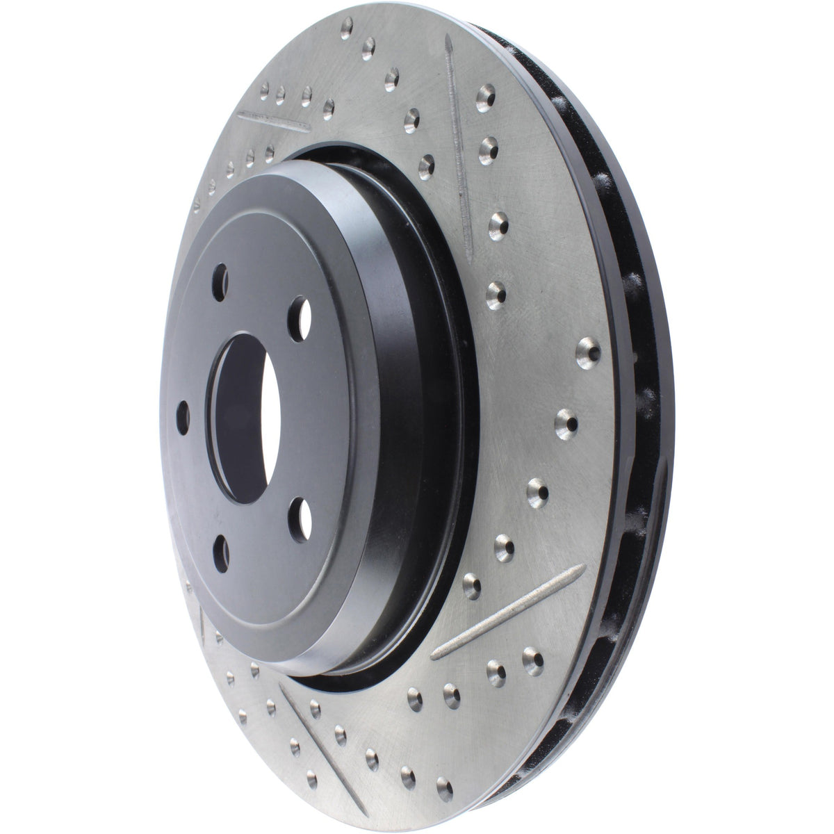 StopTech Sport Drilled/Slotted Brake Rotor; Rear Left