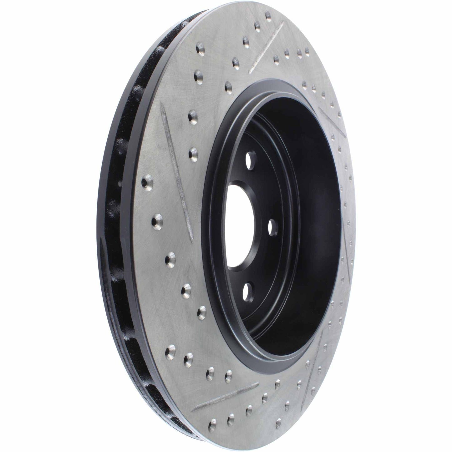 StopTech Sport Drilled/Slotted Brake Rotor; Rear Left