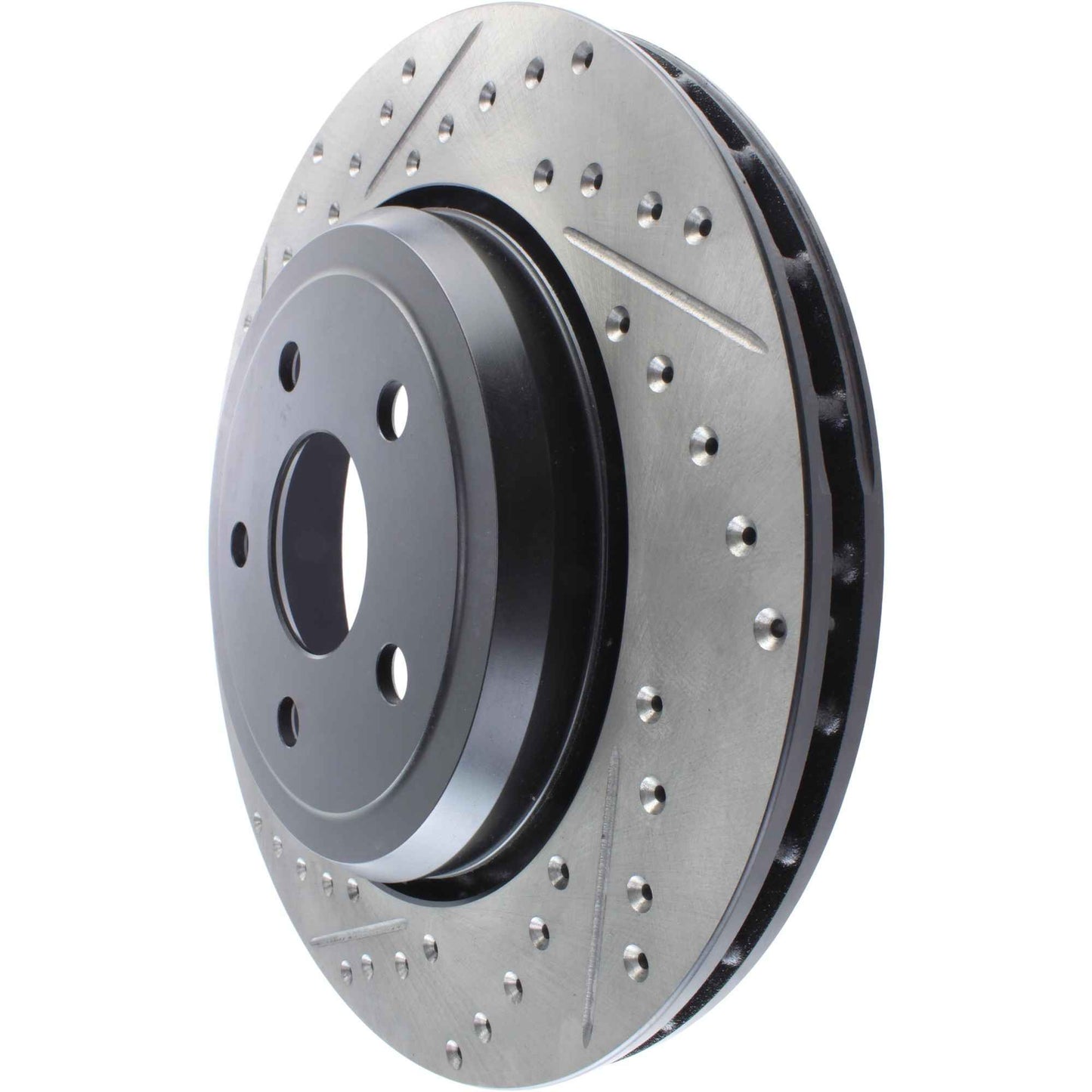 StopTech Sport Drilled/Slotted Brake Rotor; Rear Right