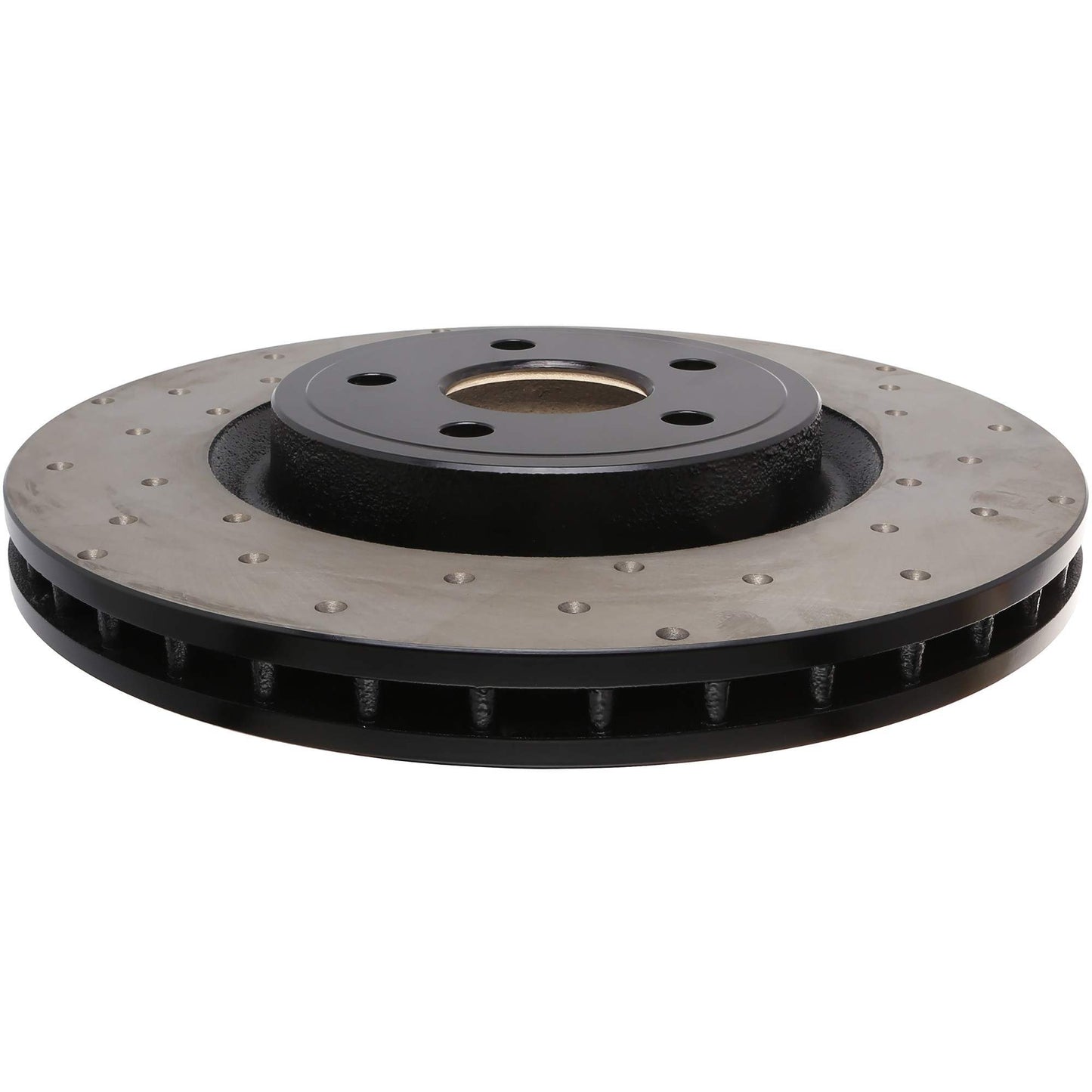 StopTech 12-15 Jeep Grand Cherokee SRT8 Sport Drilled and Slotted 1-Piece Front Driver Side Rotor 127.58010L