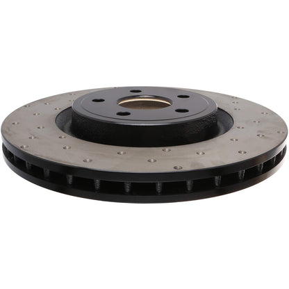 StopTech 12-15 Jeep Grand Cherokee SRT8 Sport Drilled and Slotted 1-Piece Front Driver Side Rotor 127.58010L