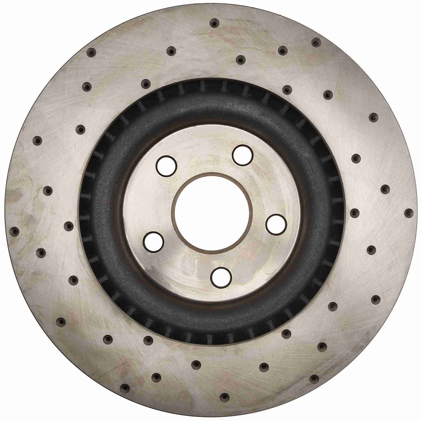 StopTech 12-15 Jeep Grand Cherokee SRT8 Sport Drilled and Slotted 1-Piece Front Driver Side Rotor 127.58010L