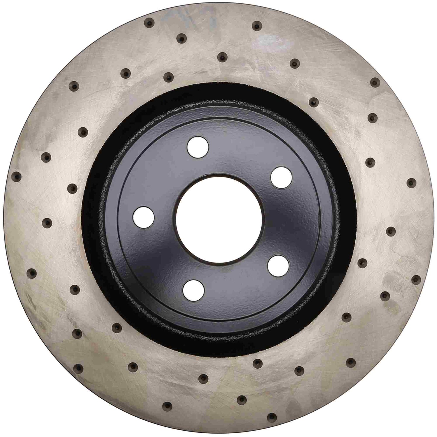 StopTech 12-15 Jeep Grand Cherokee SRT8 Sport Drilled and Slotted 1-Piece Front Driver Side Rotor 127.58010L