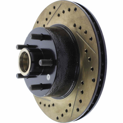 StopTech Slotted & Drilled Sport Brake Rotor 127.61000R