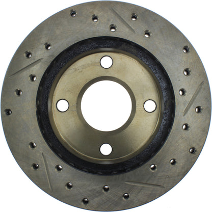 StopTech Slotted & Drilled Sport Brake Rotor 127.61001R