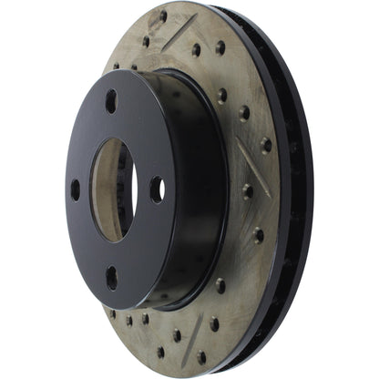 StopTech Slotted & Drilled Sport Brake Rotor 127.61001R