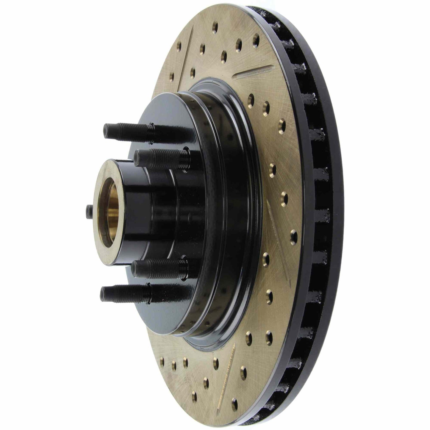 StopTech Sport Cryo Drilled/Slott ed Brake Rotor; Front Ri STP127.61018CR