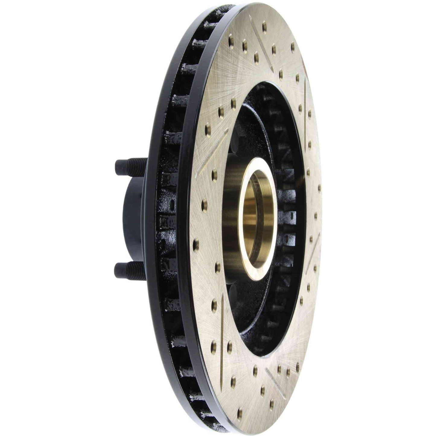 StopTech Sport Cryo Drilled/Slott ed Brake Rotor; Front Ri STP127.61018CR