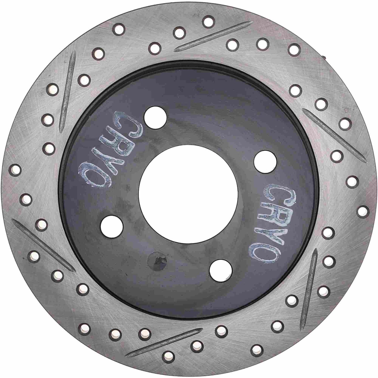 StopTech Sport Cryo Drilled/Slotted Brake Rotor; Rear Right