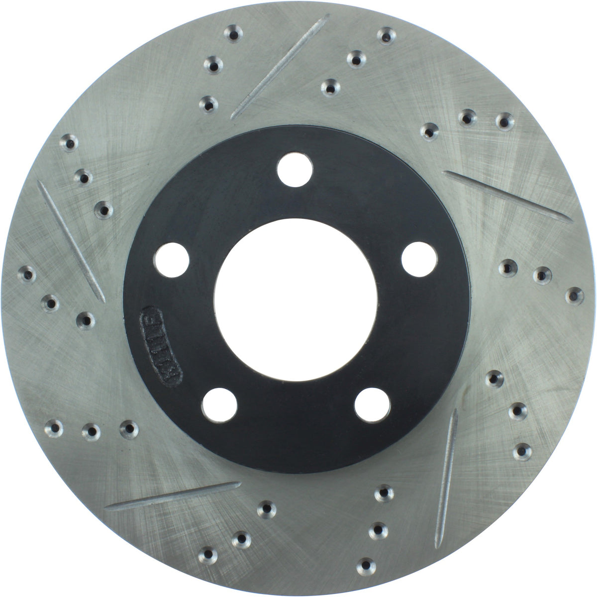 StopTech Sport Drilled/Slotted Brake Rotor; Front Right