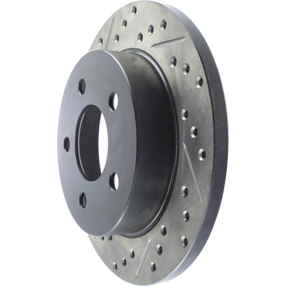 StopTech Sport Drilled/Slotted Brake Rotor; Rear Right