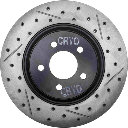 StopTech Slotted & Drilled Cryo Sport Brake Rotor 127.61044CL