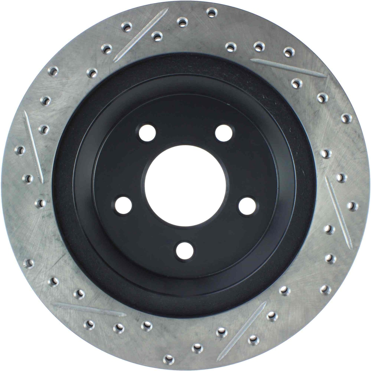 StopTech Sport Drilled/Slotted Brake Rotor; Rear Left