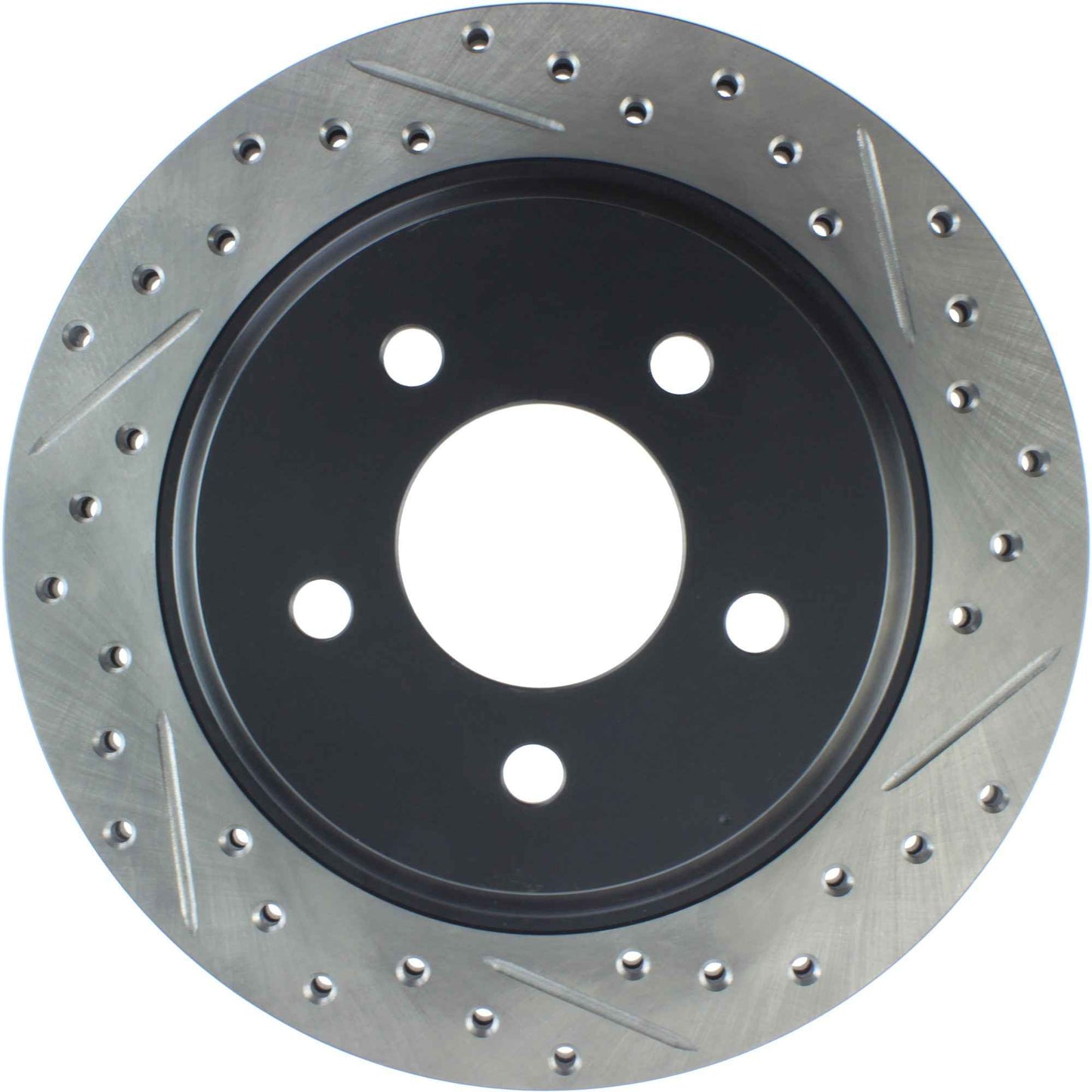 StopTech Sport Drilled/Slotted Brake Rotor; Rear Left