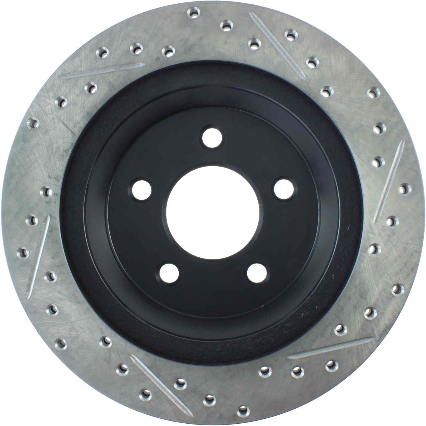 StopTech Sport Drilled/Slotted Brake Rotor; Rear Right