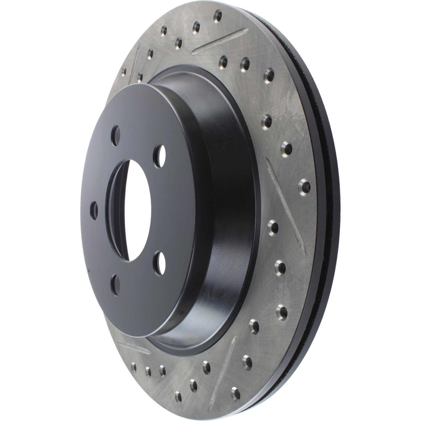 StopTech Sport Drilled/Slotted Brake Rotor; Rear Right