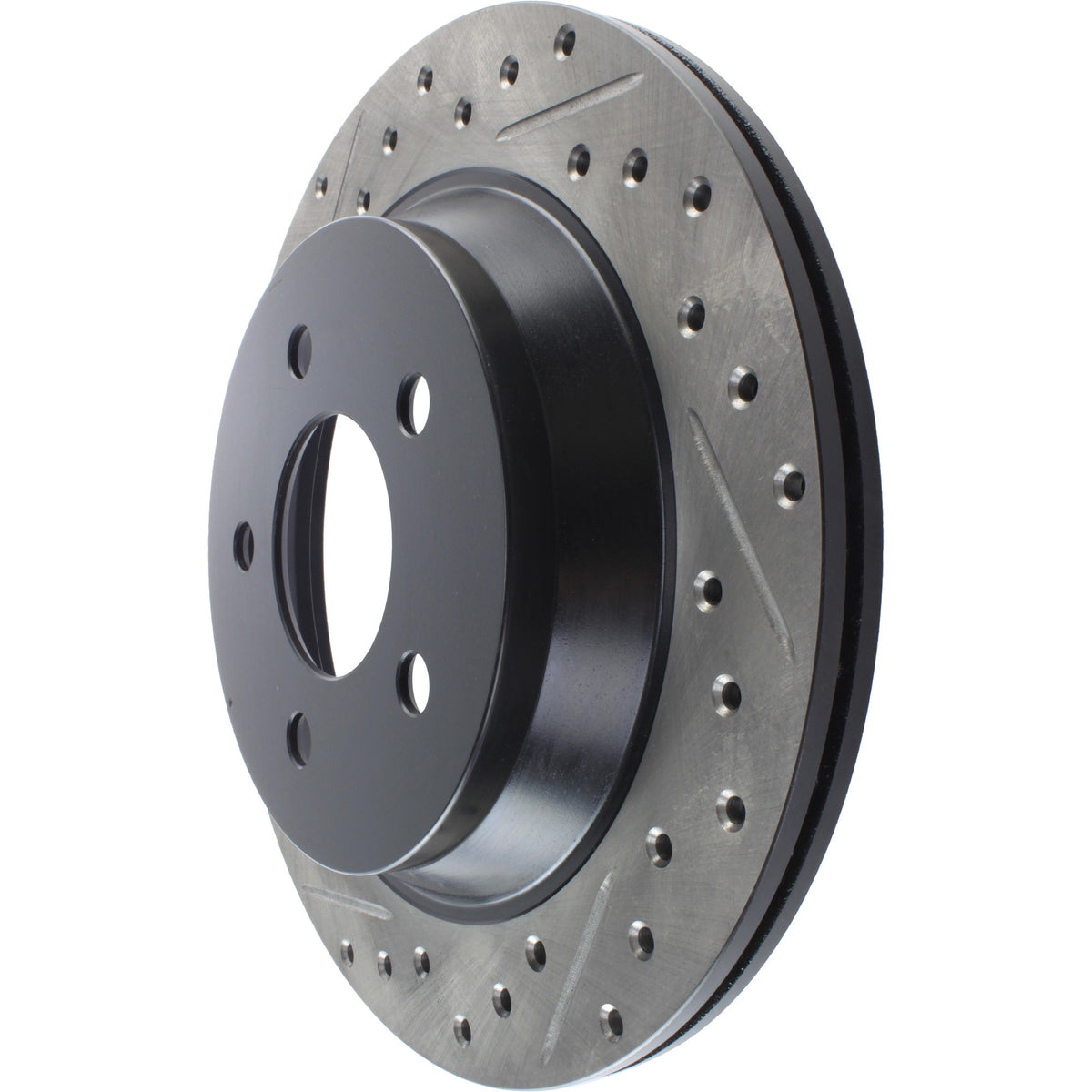 StopTech Sport Drilled/Slotted Brake Rotor; Rear Right