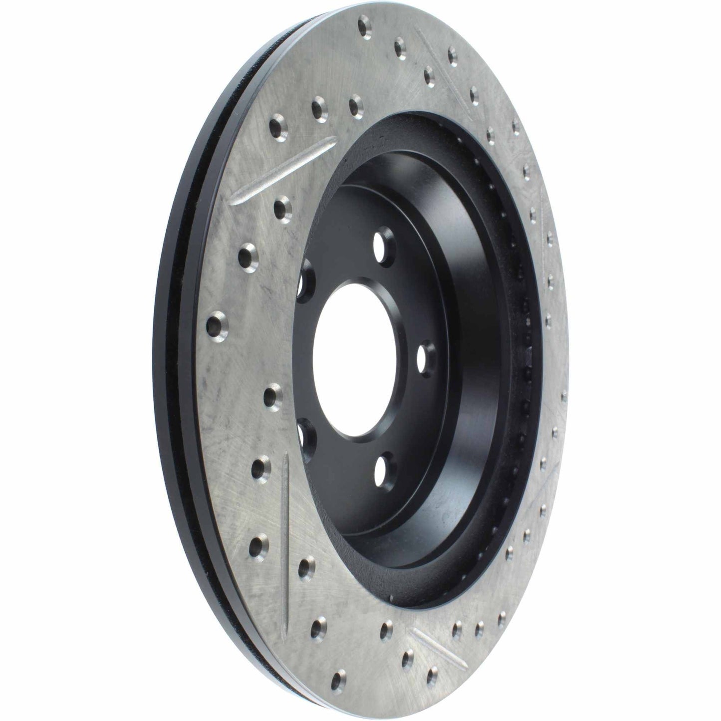 StopTech Sport Drilled/Slotted Brake Rotor; Rear Right