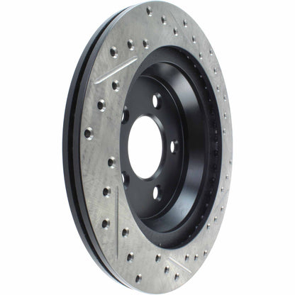 StopTech Sport Drilled/Slotted Brake Rotor; Rear Right