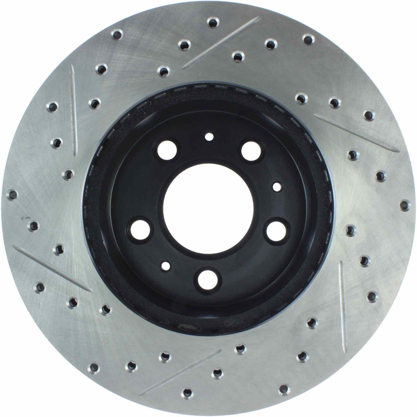 StopTech Sport Drilled/Slotted Brake Rotor; Front Left